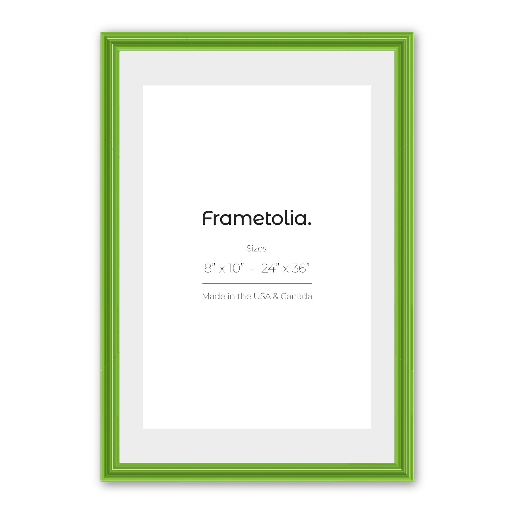 [Color:Fresh Lime Gloss],front of picture frame
