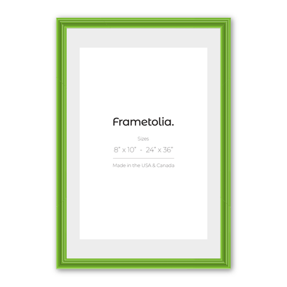 [Color:Fresh Lime Gloss],front of picture frame
