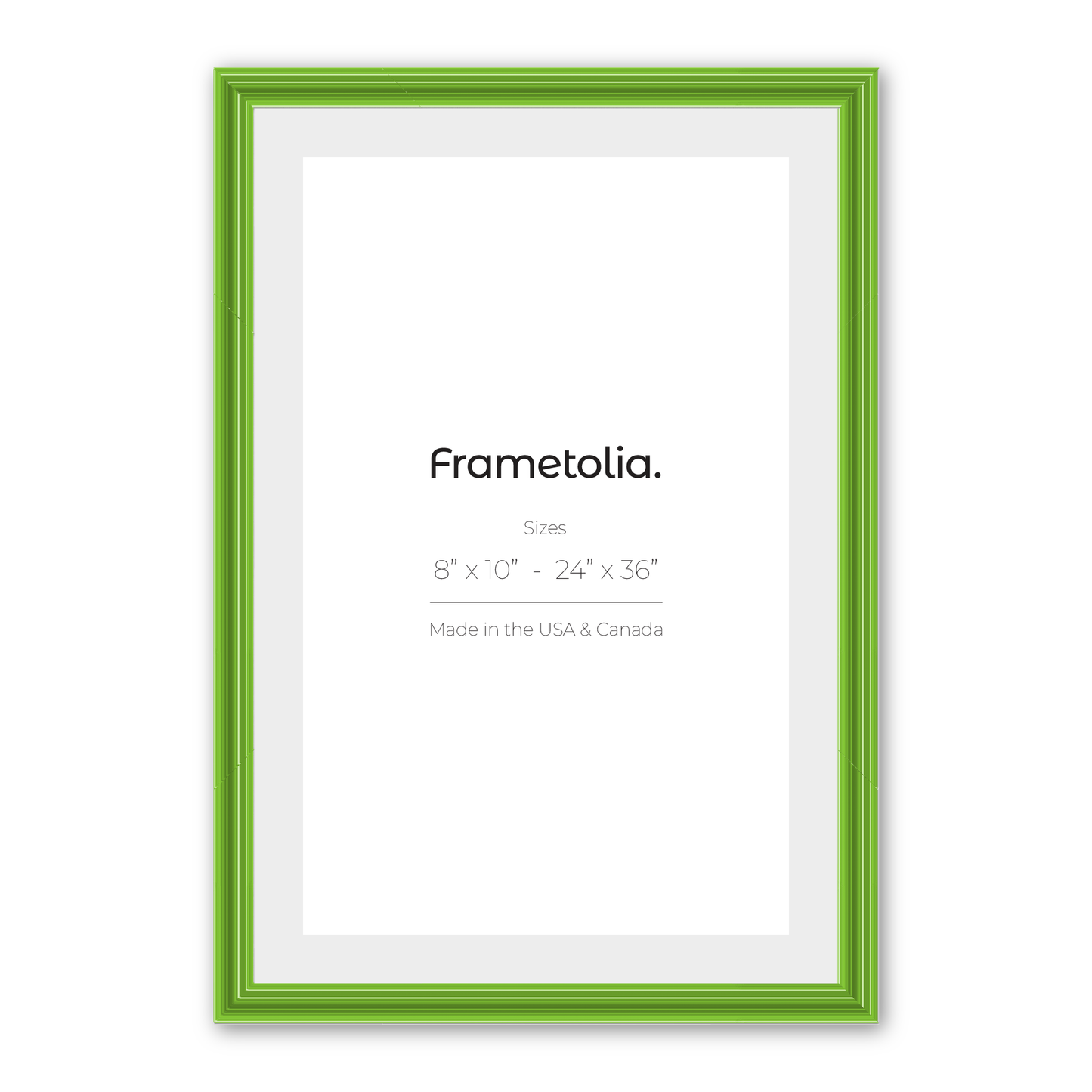 [Color:Fresh Lime Gloss],front of picture frame