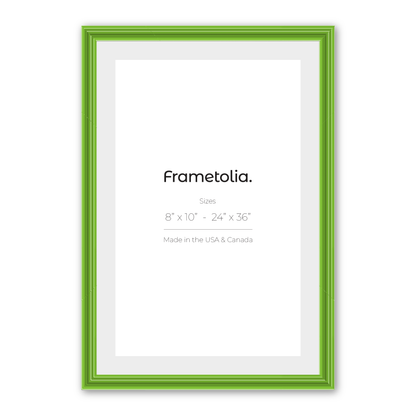 [Color:Fresh Lime Gloss],front of picture frame