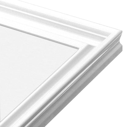 Electric White Gloss Wide Width Wall Frame, Set of 6
