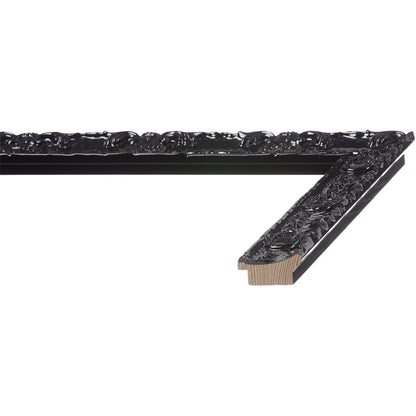 Electric Black Leaf Medium Width Table Top Frame