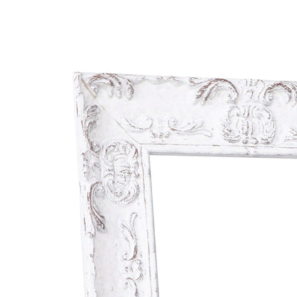 Rustic White Motif Medium Width Table Top Frame