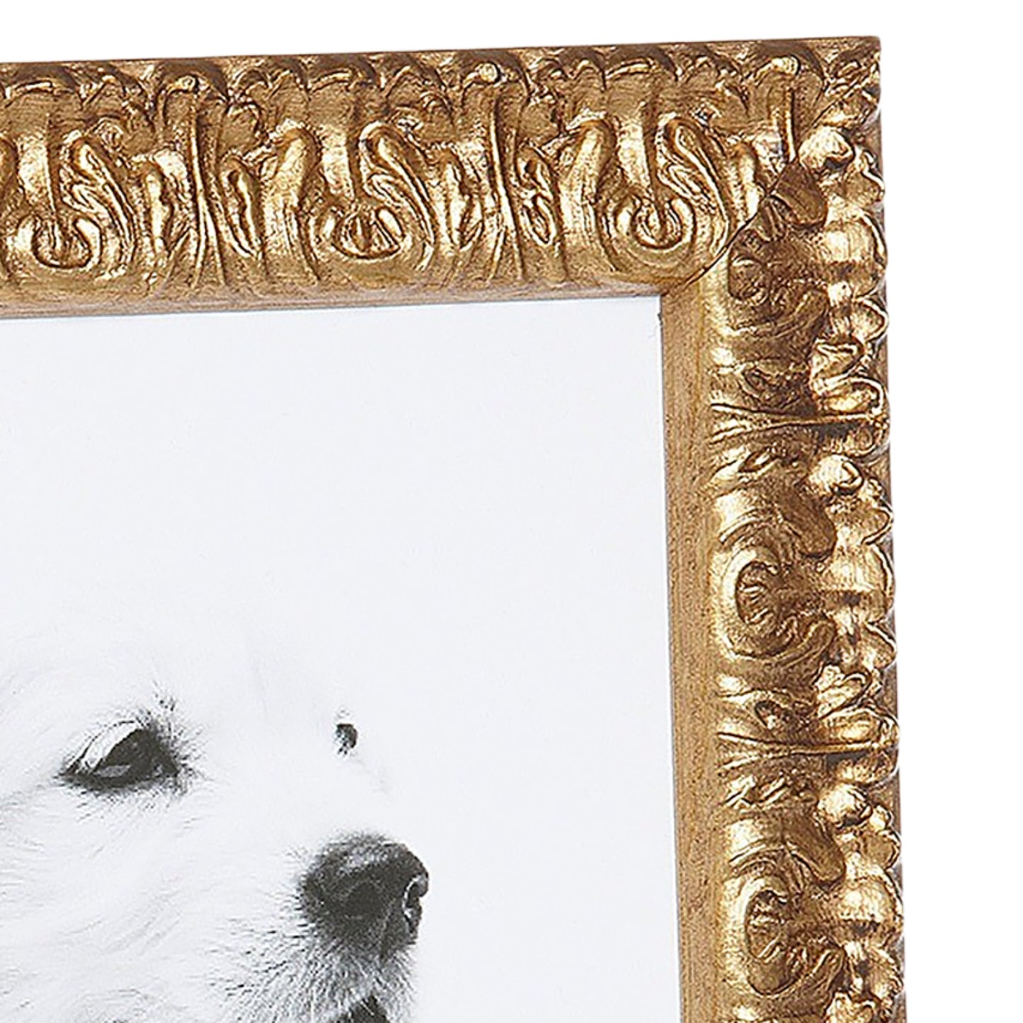 Gold Leaf Motif Medium Width Table Top Frame