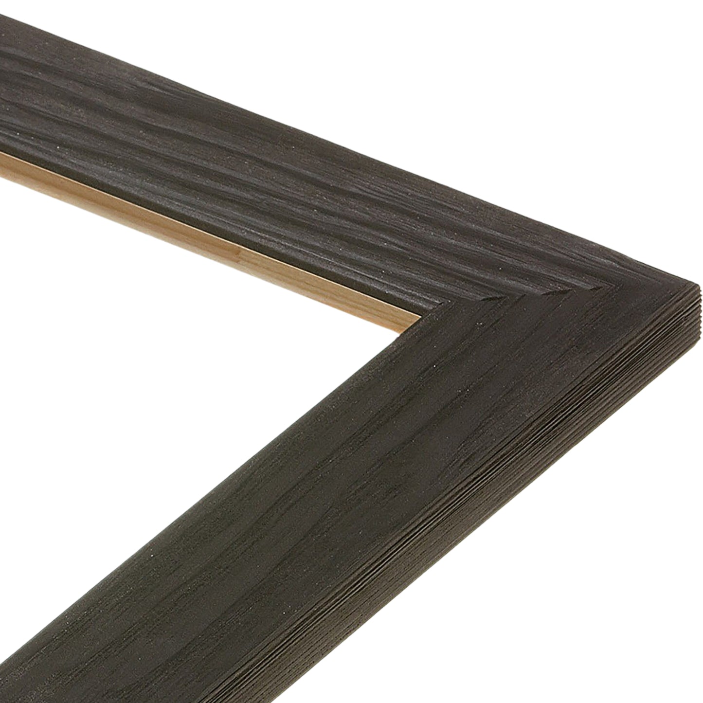Black Charcoal 1-1/2" Arber Wood Picture Frame