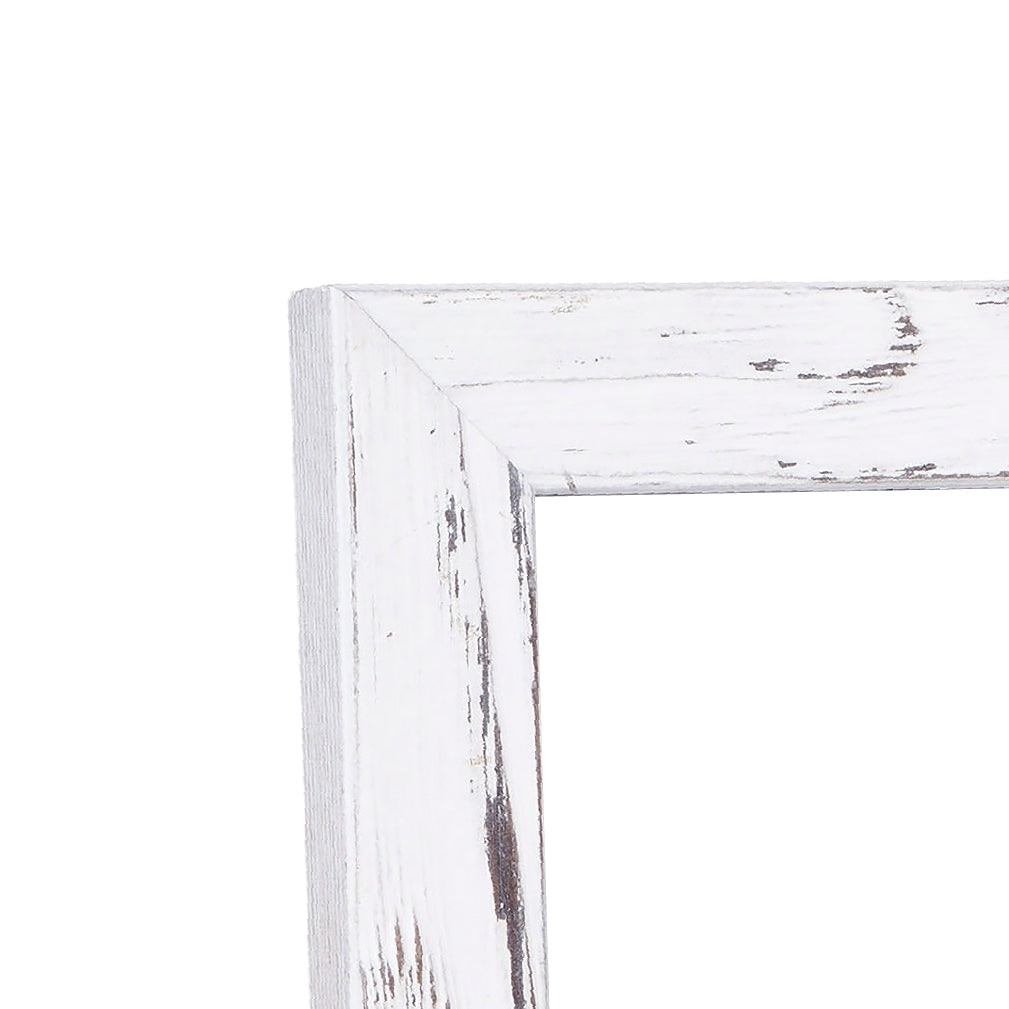 Rubbed White Medium Width Table Top Frame