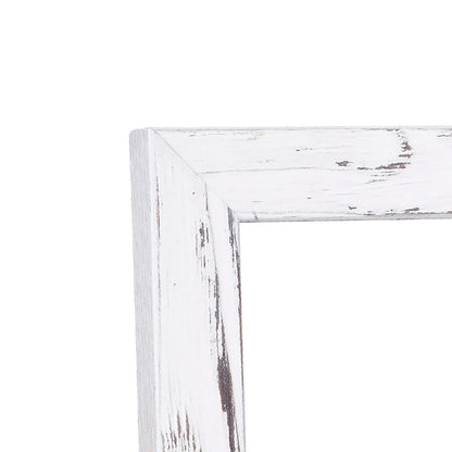 Rubbed White Medium Width Table Top Frame