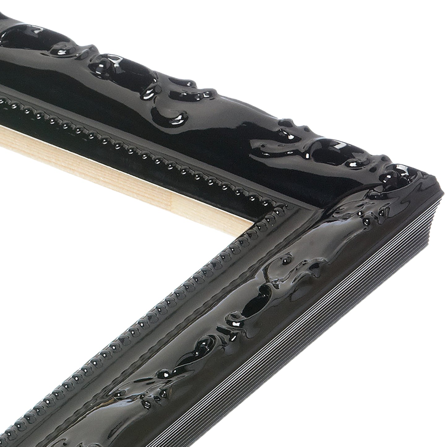 Electric Black Motif Medium Width Table Top Frame