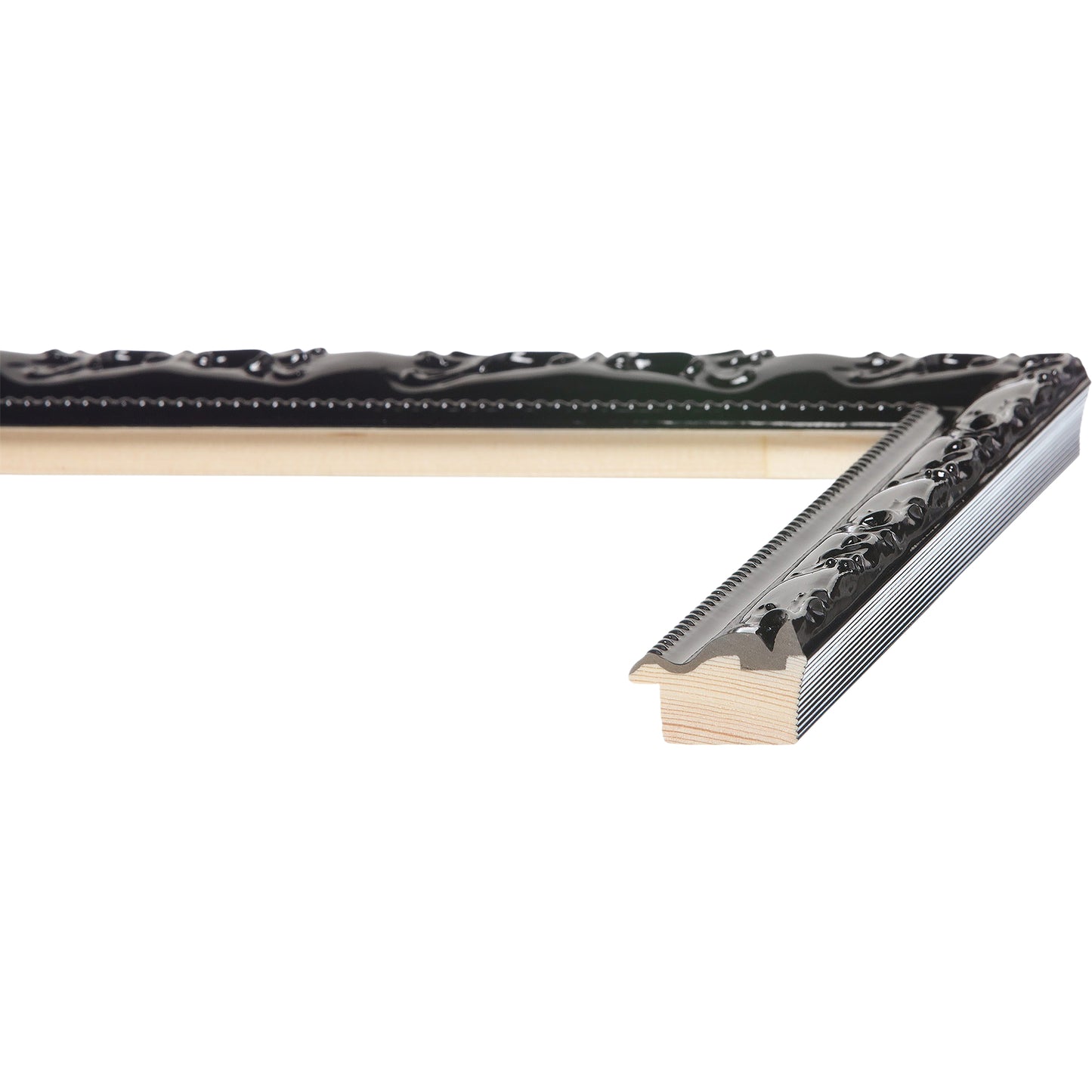 Electric Black Motif Medium Width Table Top Frame