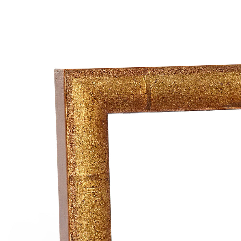 Weathered Gold Traditional Narrow Width Table Top Frame