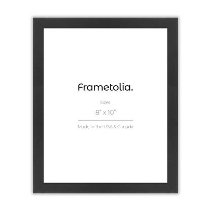Satin Black Narrow Width Wall Frame