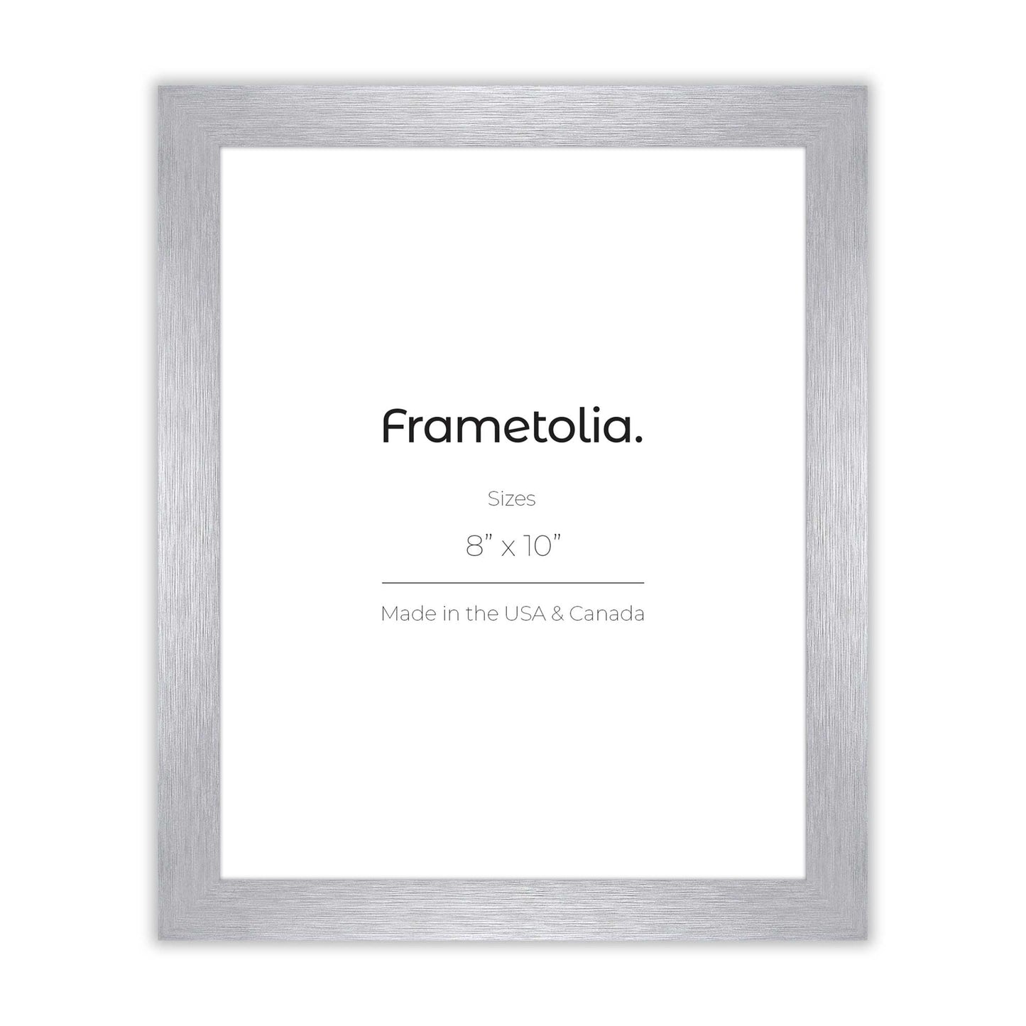 Steel Silver Narrow Width Wall Frame