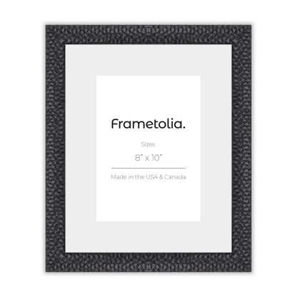 Hammered Black Medium Width Wall Frame