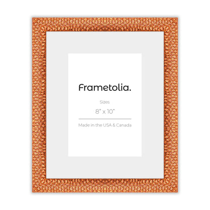 Hammered Copper Medium Width Wall Frame