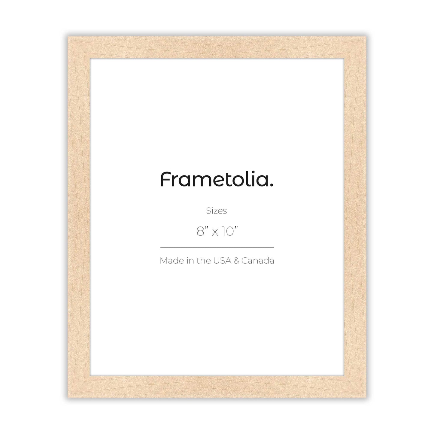 Raw Maple Narrow Width Wall Frame
