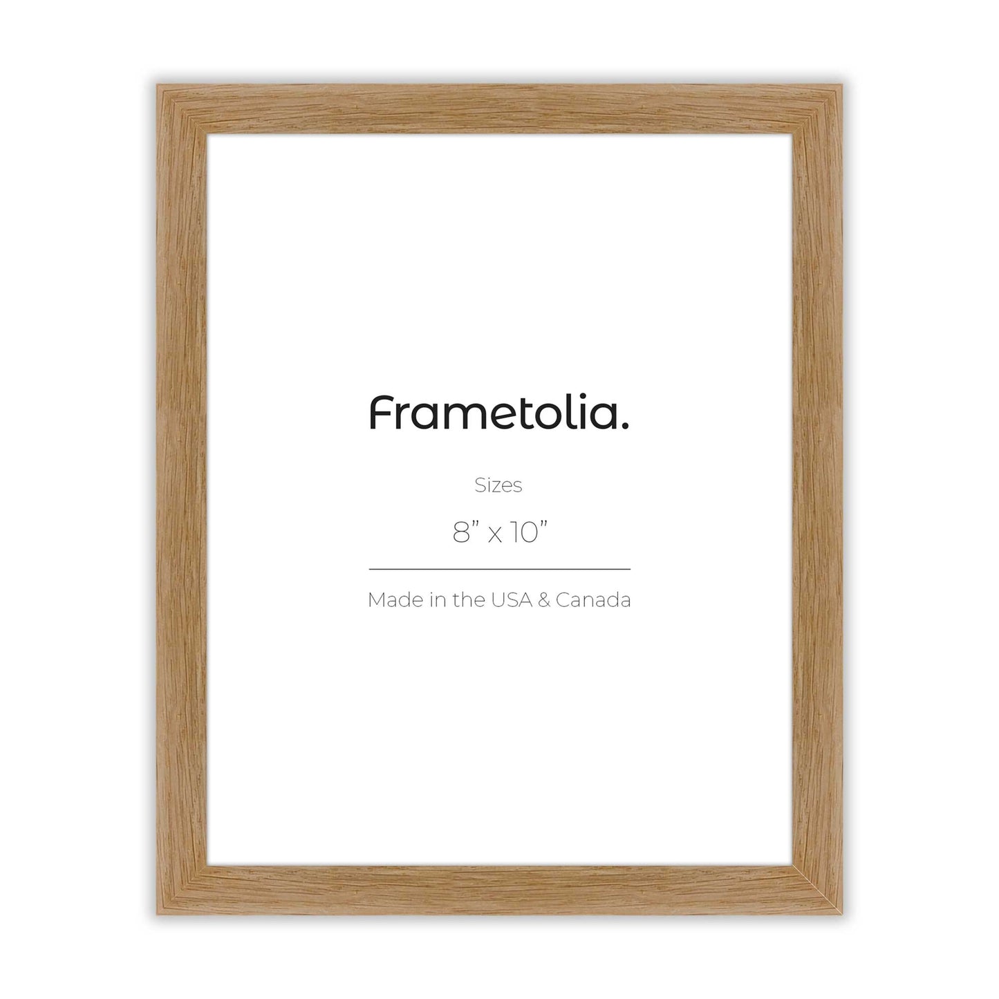 Natural Oak Narrow Width Wall Frame