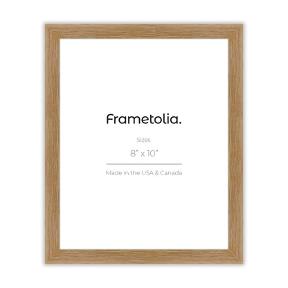 Natural Oak Narrow Width Wall Frame
