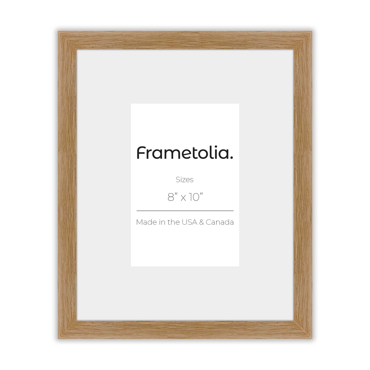 Natural Oak Narrow Width Wall Frame