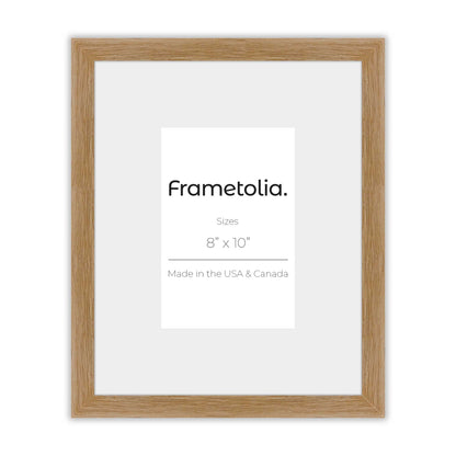 Natural Oak Narrow Width Wall Frame