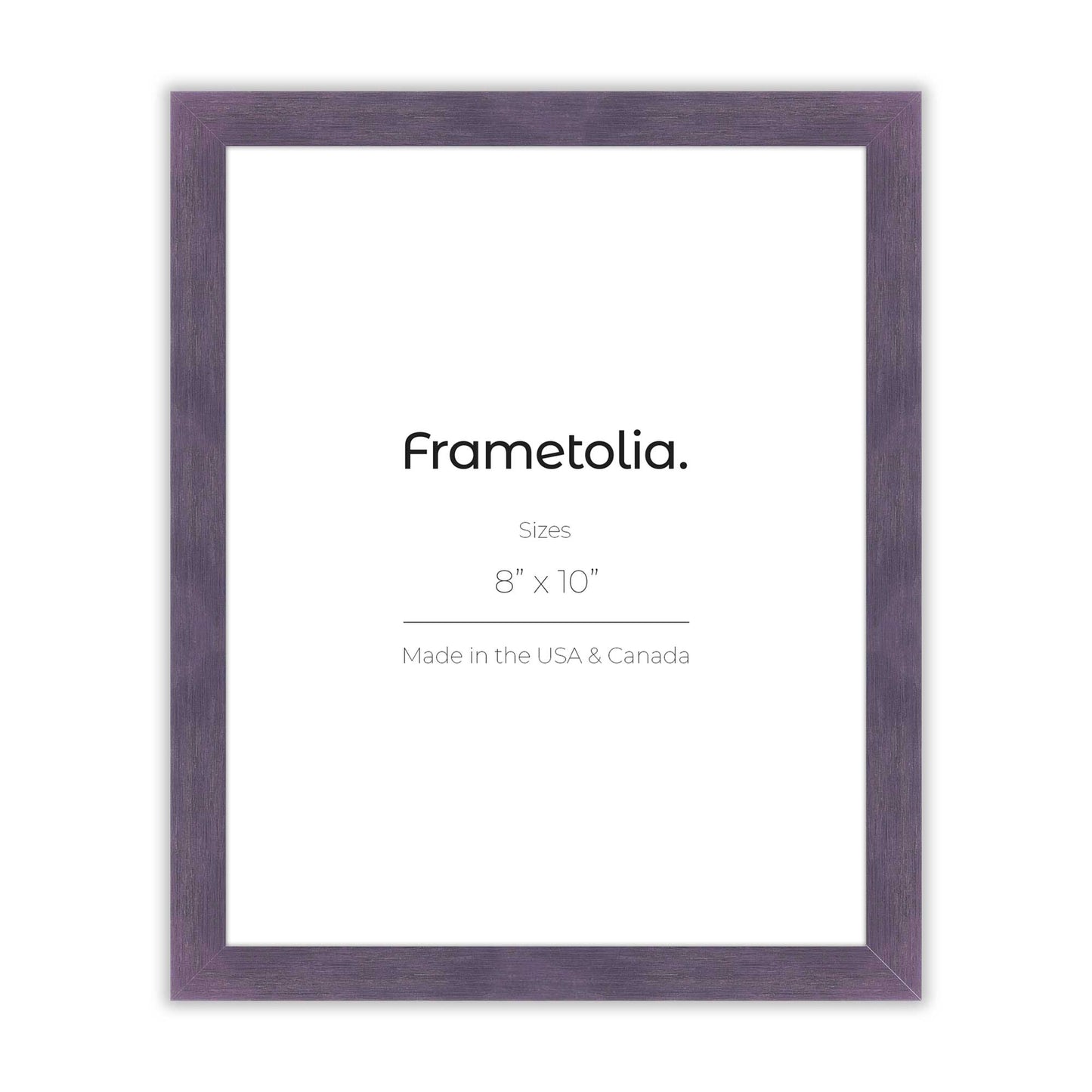 Purple Iris Narrow Width Wall Frame