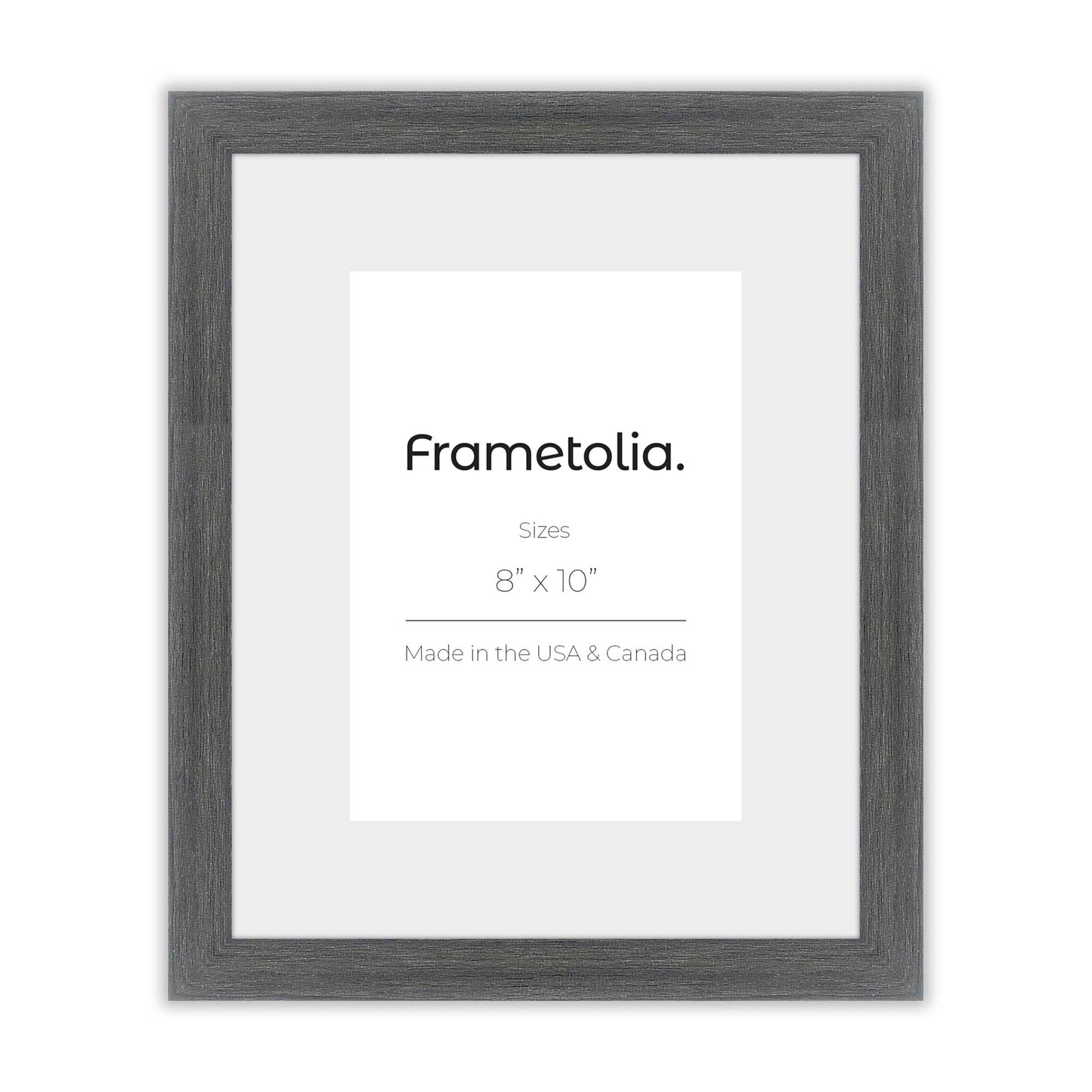 Gray Oak Narrow Width Wall Frame