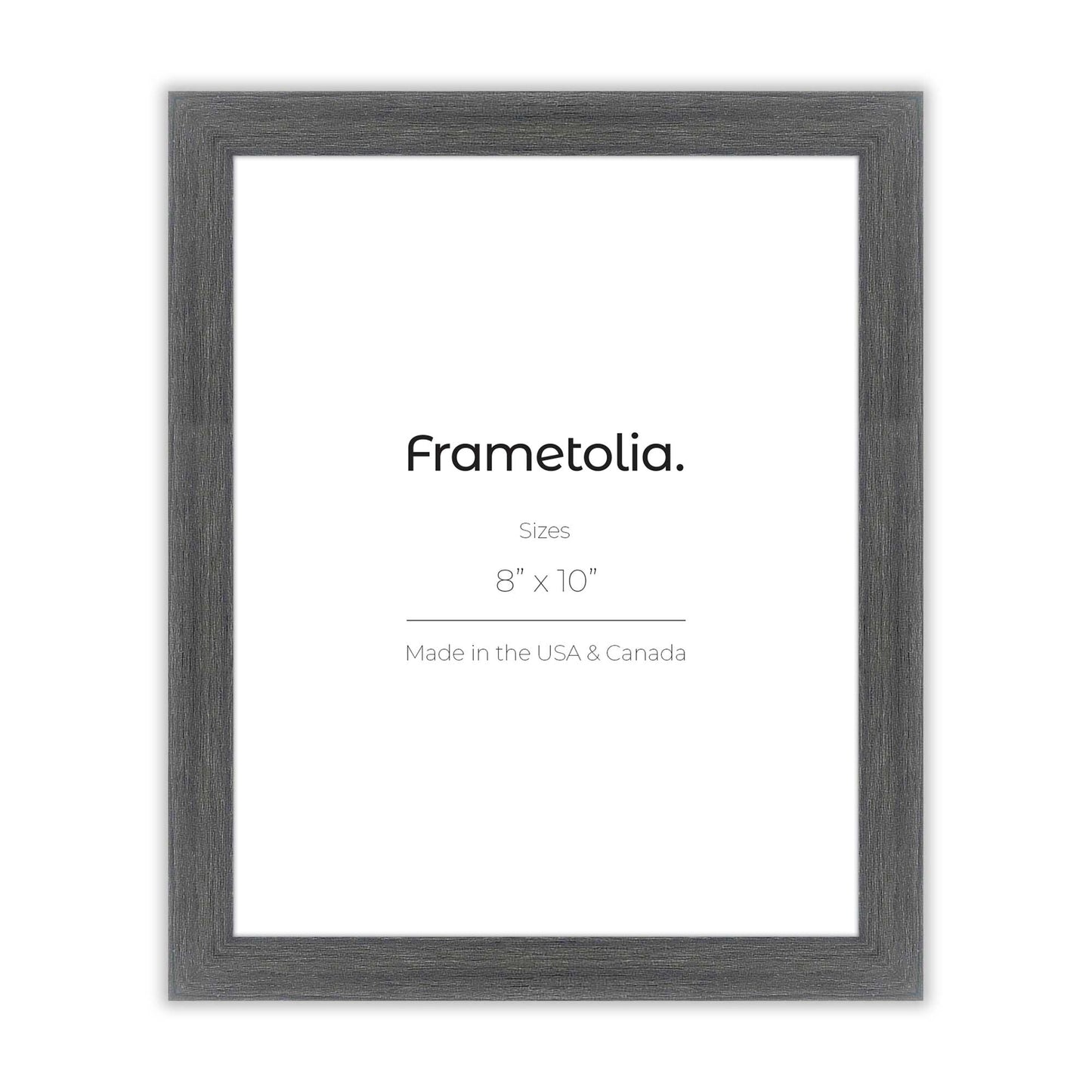 Gray Oak Narrow Width Wall Frame