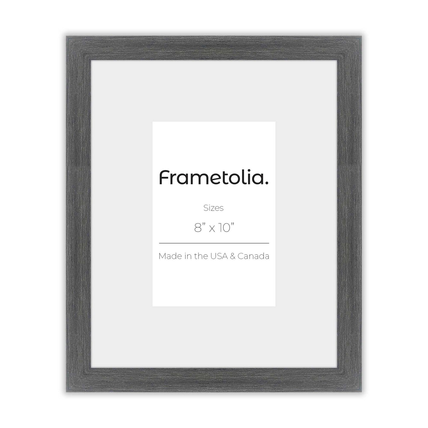 Gray Oak Narrow Width Wall Frame