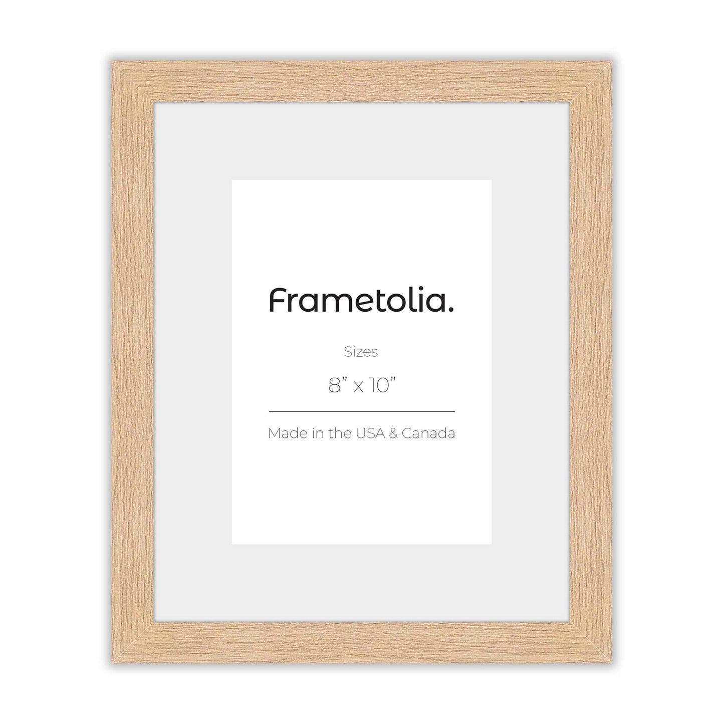 Natural Narrow Width Wall Frame