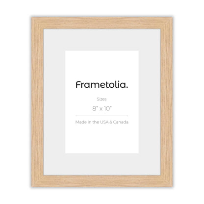 Natural Narrow Width Wall Frame