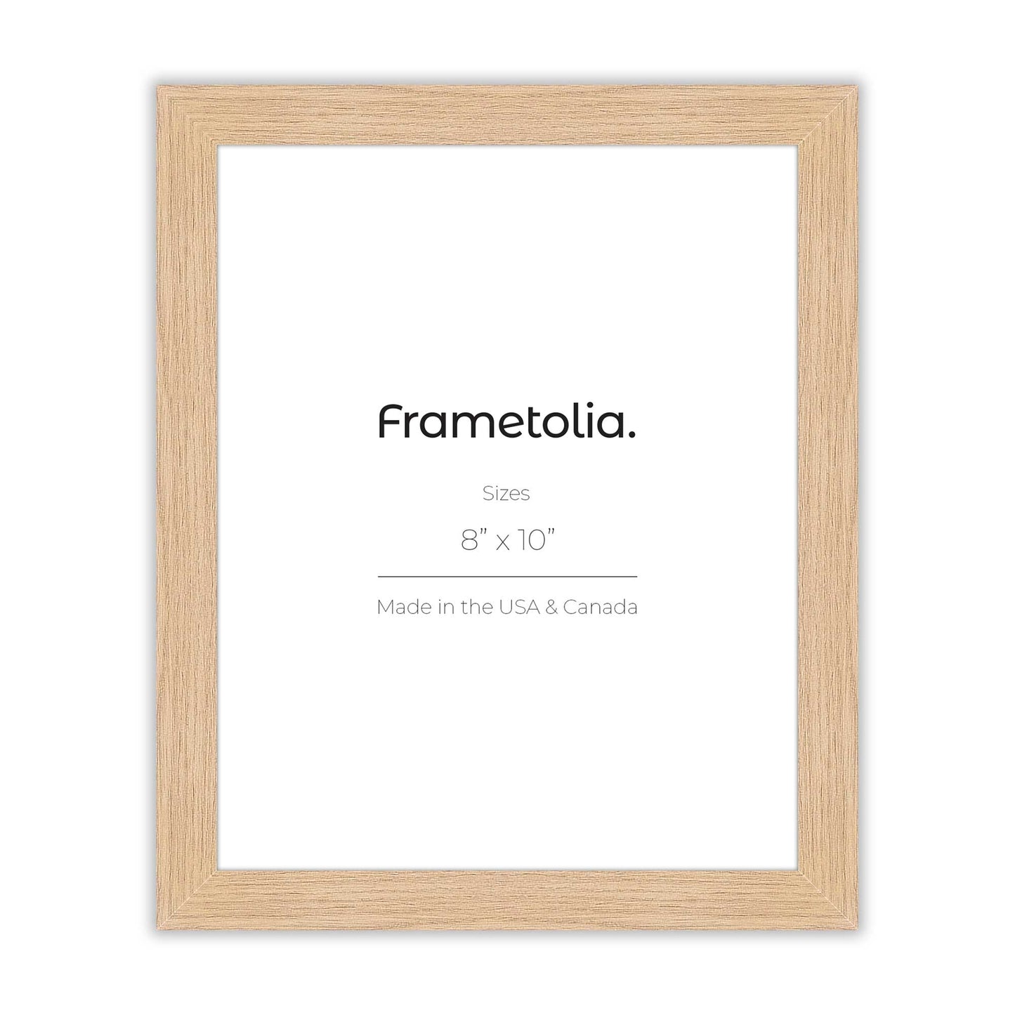 Natural Narrow Width Wall Frame