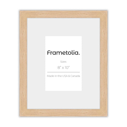 Natural Narrow Width Wall Frame