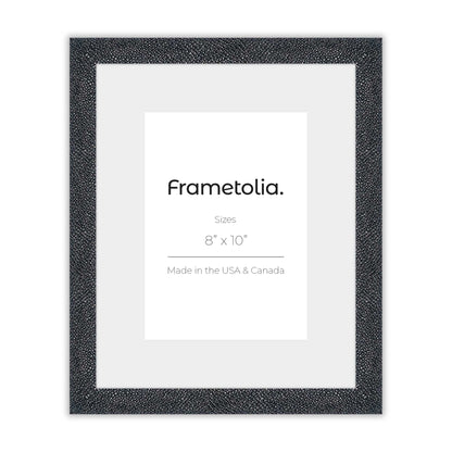[Color:Ash Shagreen],[Mat:Narrow Mat], picture frame
