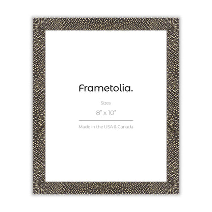 [Color:Gold Shagreen],[Mat:No Mat], Picture frame