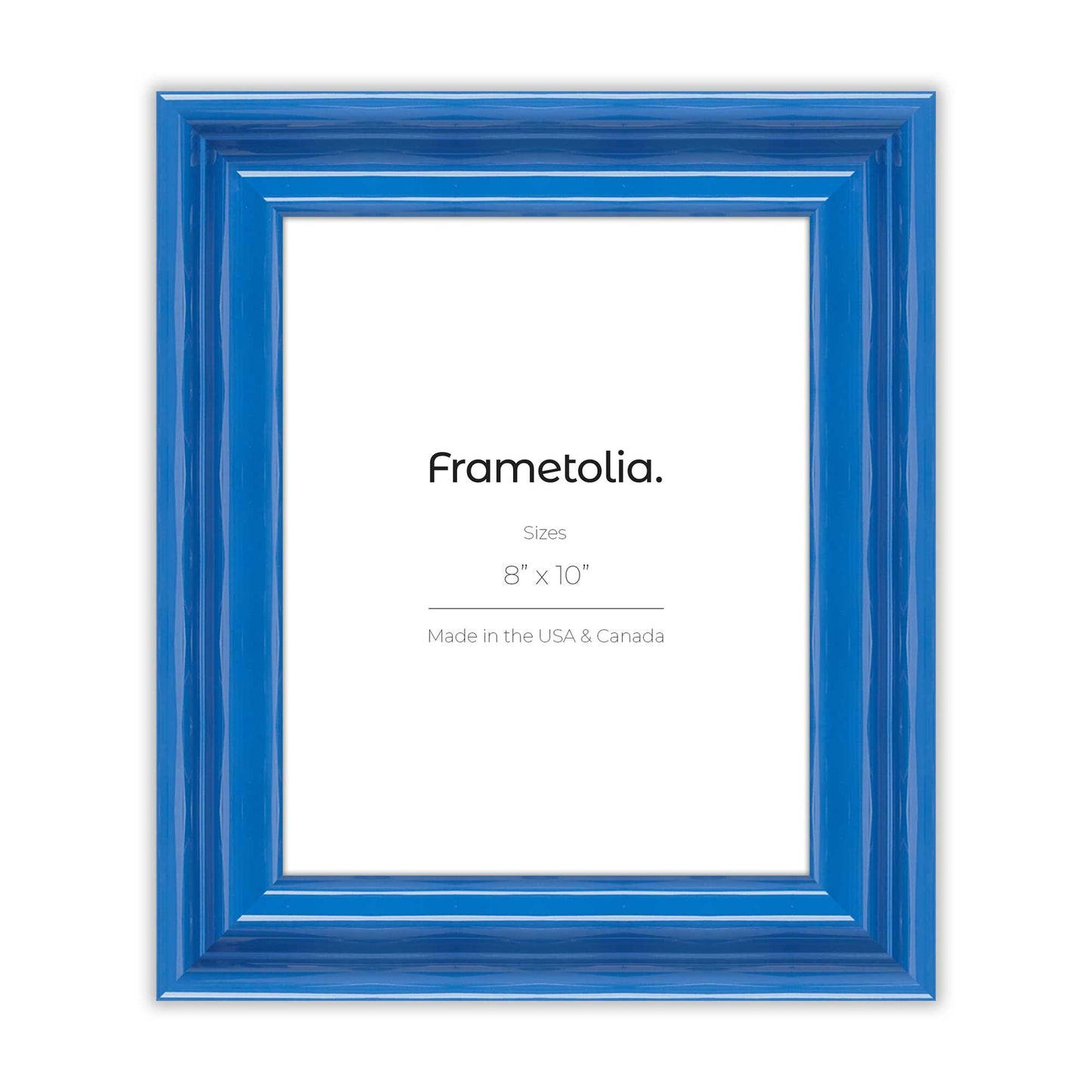 Seaport Blue Wide Width Wall Frame