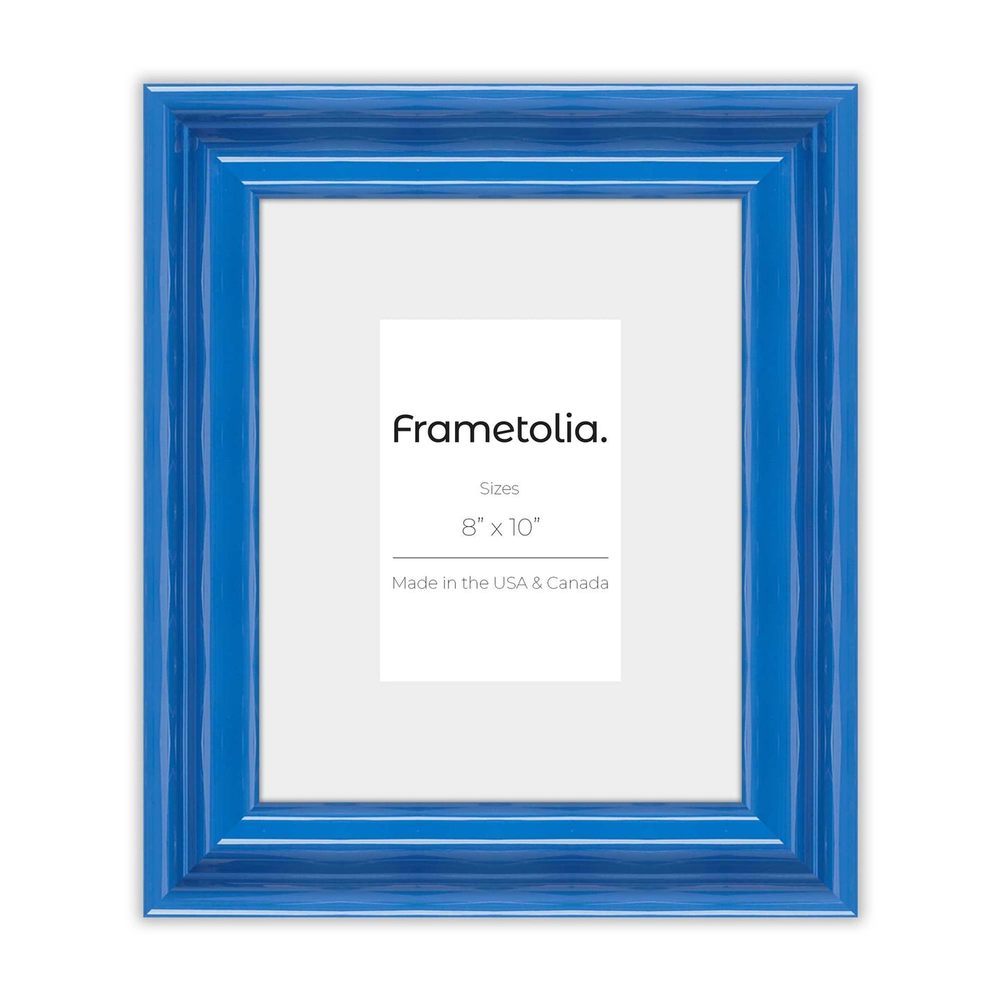 Seaport Blue Wide Width Wall Frame