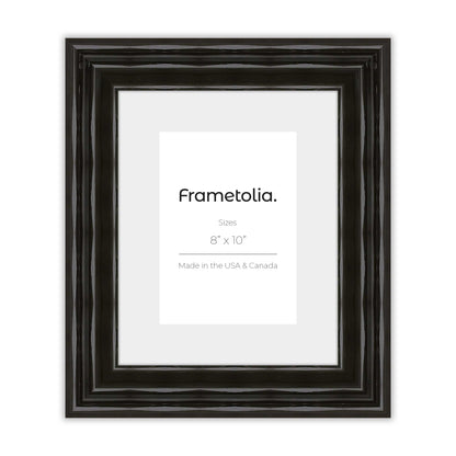 Electric Black Gloss Wide Width Wall Frame