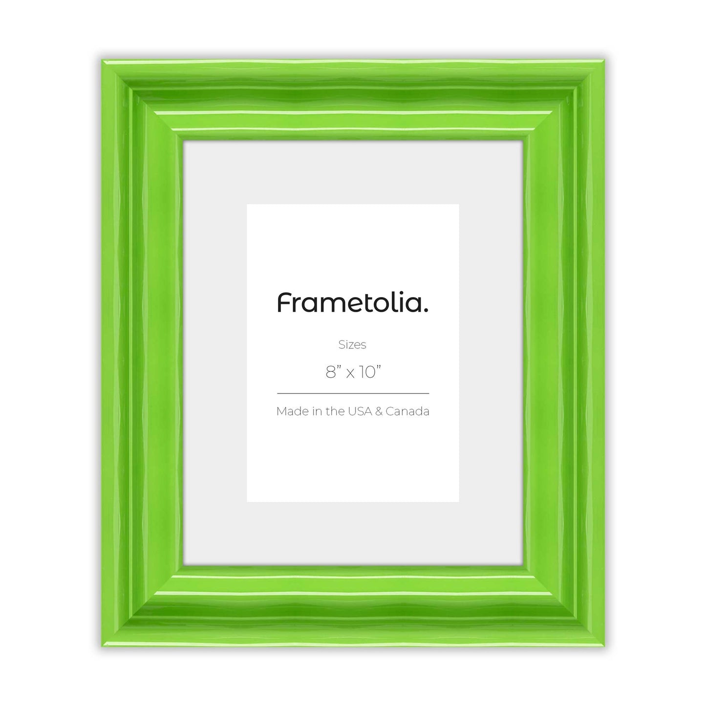[Color:Fresh Lime Gloss],front of picture frame