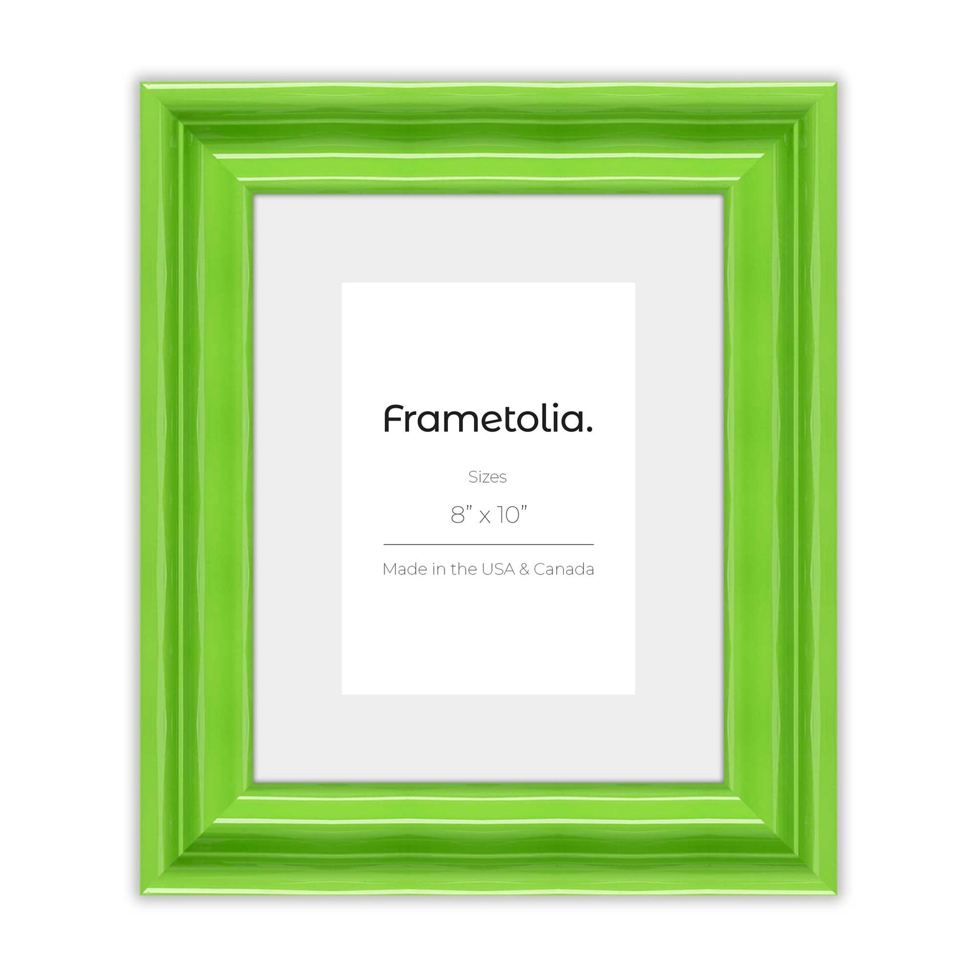[Color:Fresh Lime Gloss],front of picture frame