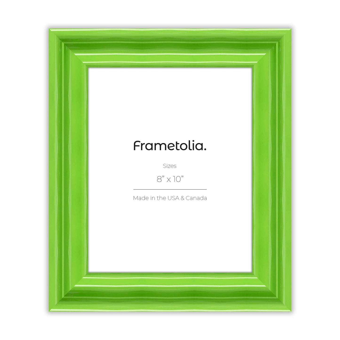 [Color:Fresh Lime Gloss],front of picture frame