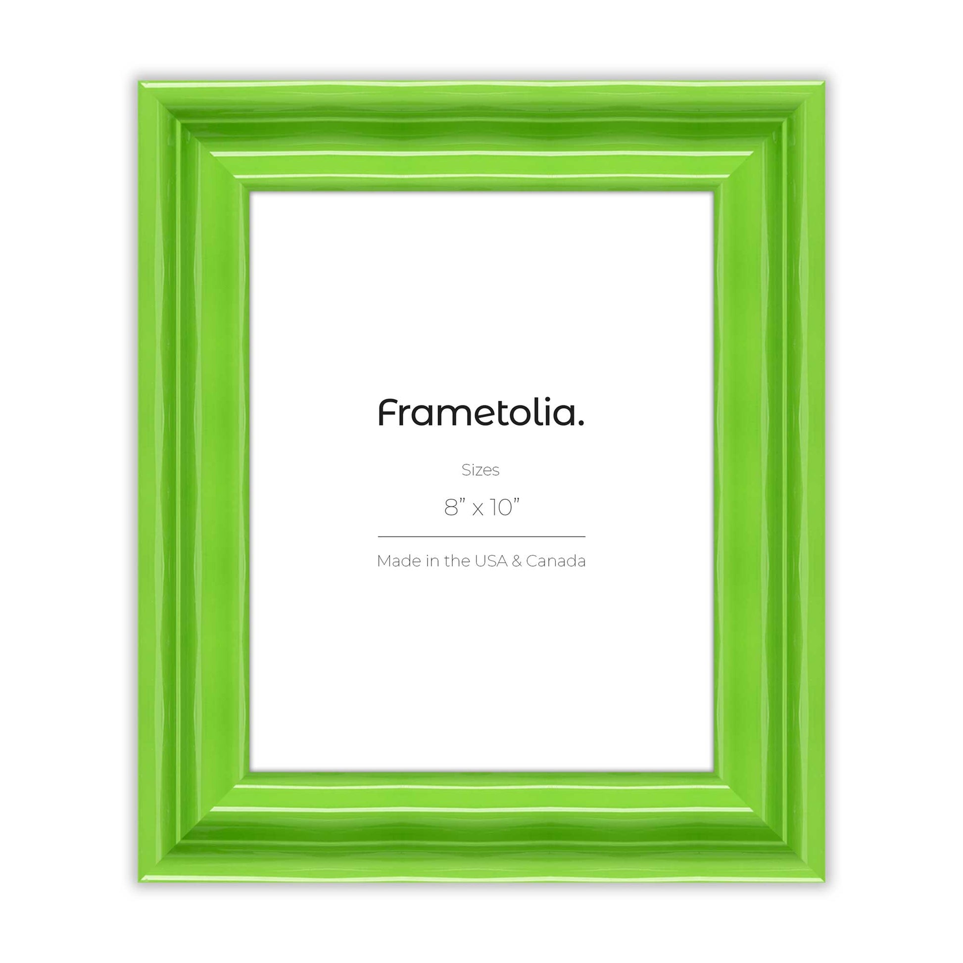 [Color:Fresh Lime Gloss],front of picture frame