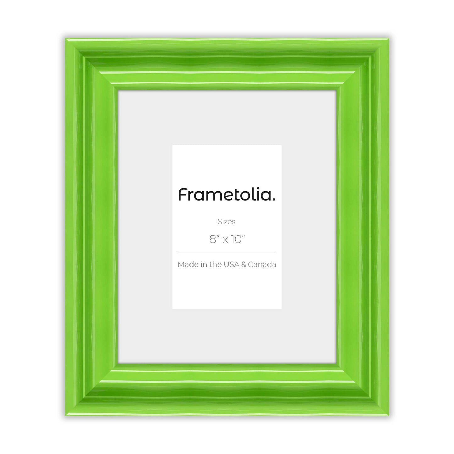 [Color:Fresh Lime Gloss],front of picture frame