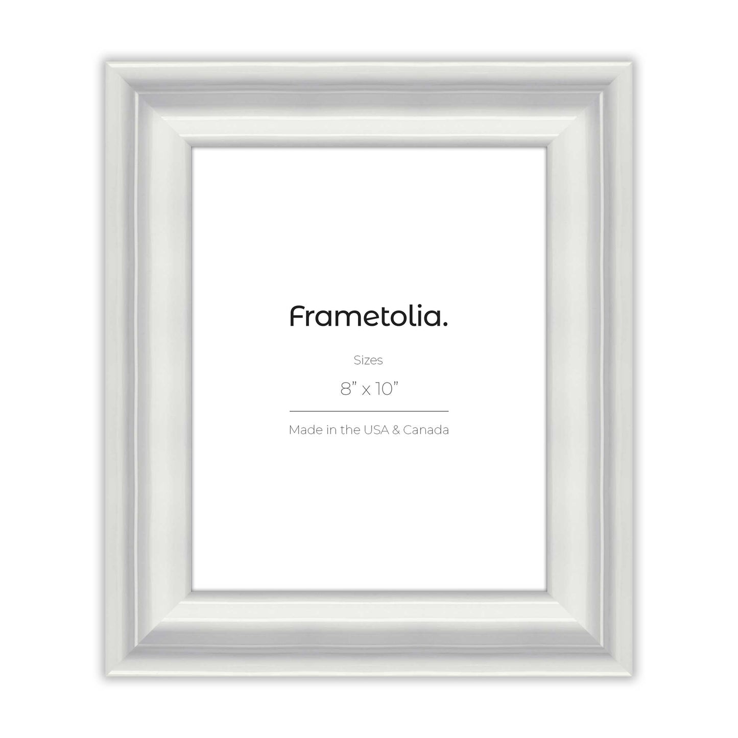 Electric White Gloss Wide Width Wall Frame