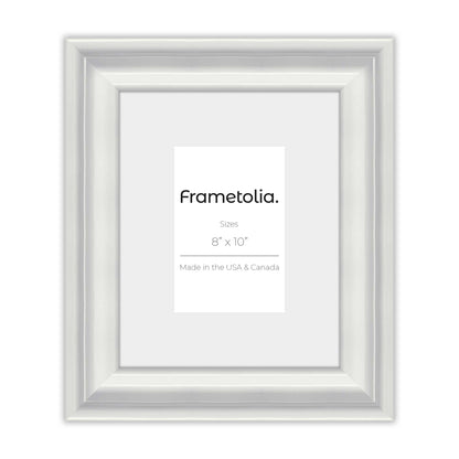 Electric White Gloss Wide Width Wall Frame