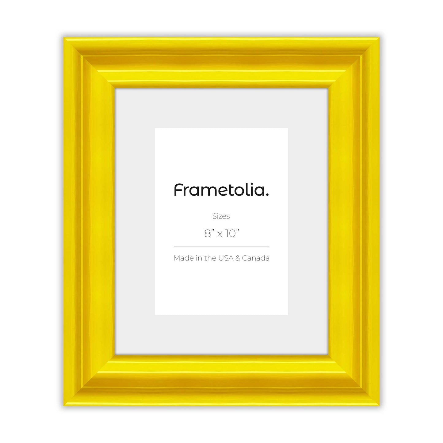 Sunburst Yellow Wide Width Wall Frame