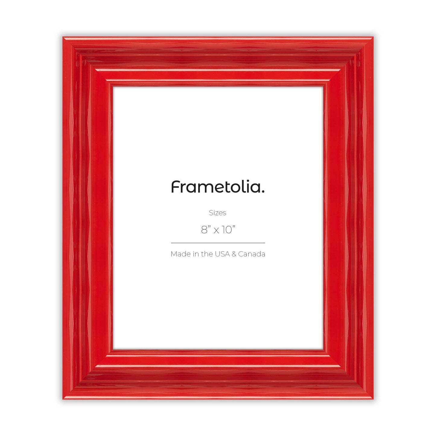 Cherry Red Gloss Wide Width Wall Frame