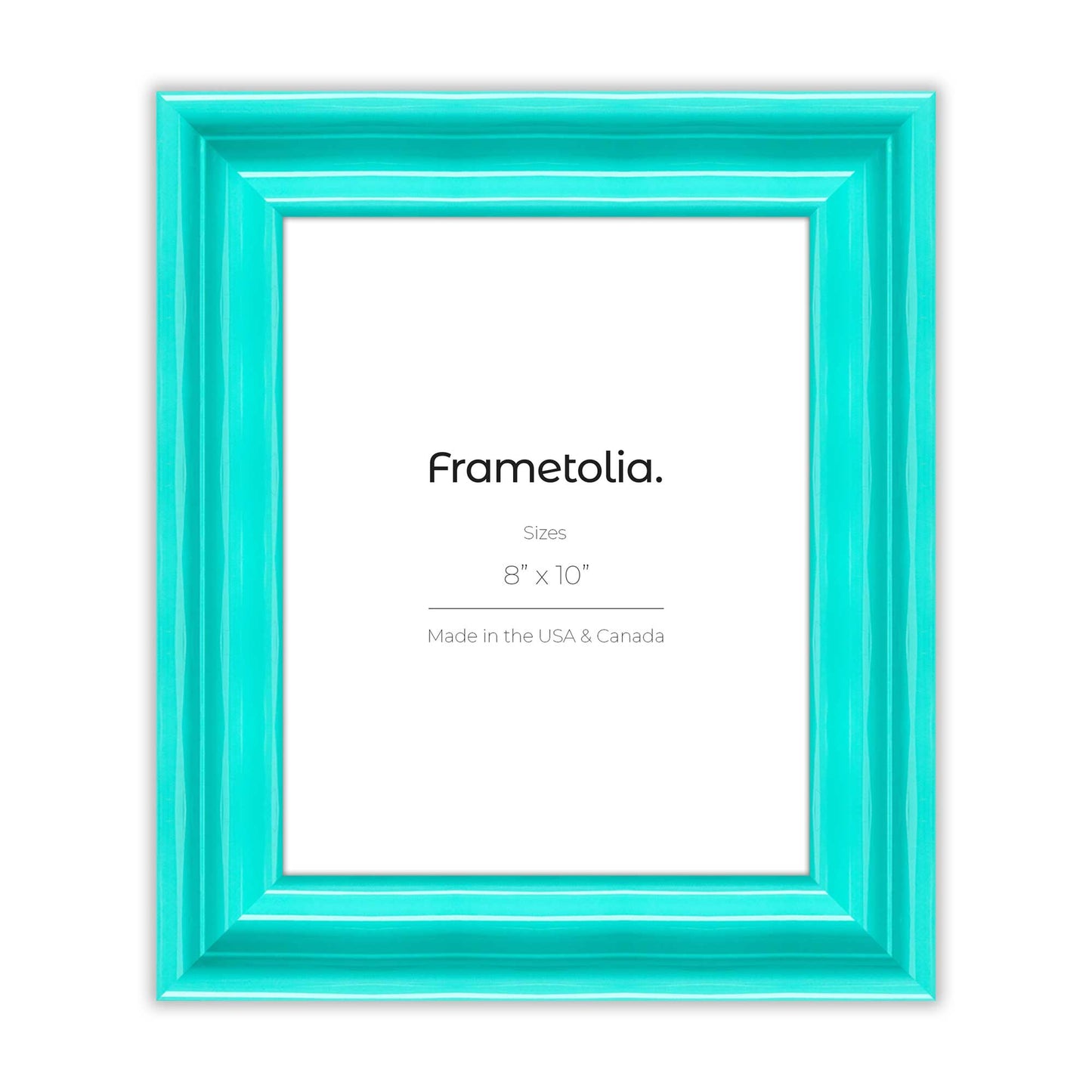Capri Teal Wide Width Wall Frame