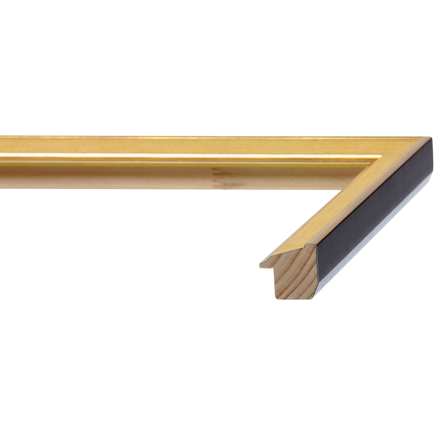 Rubbed Gold Contemporary Medium Width Table Top Frame