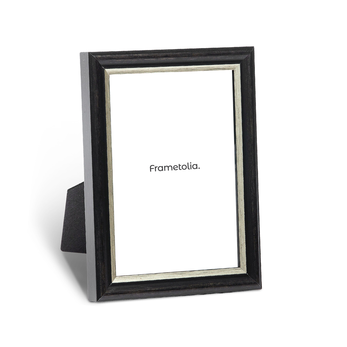 Formal Black Silver Narrow Width Table Top Frame