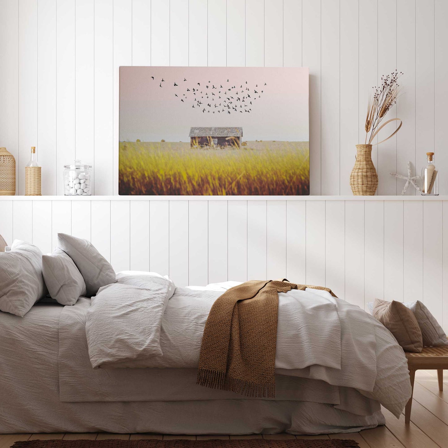 [color:Stretched Canvas], Picture of art on wall