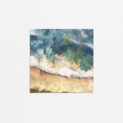 Aerial Shoreline Promotional Rolled Print